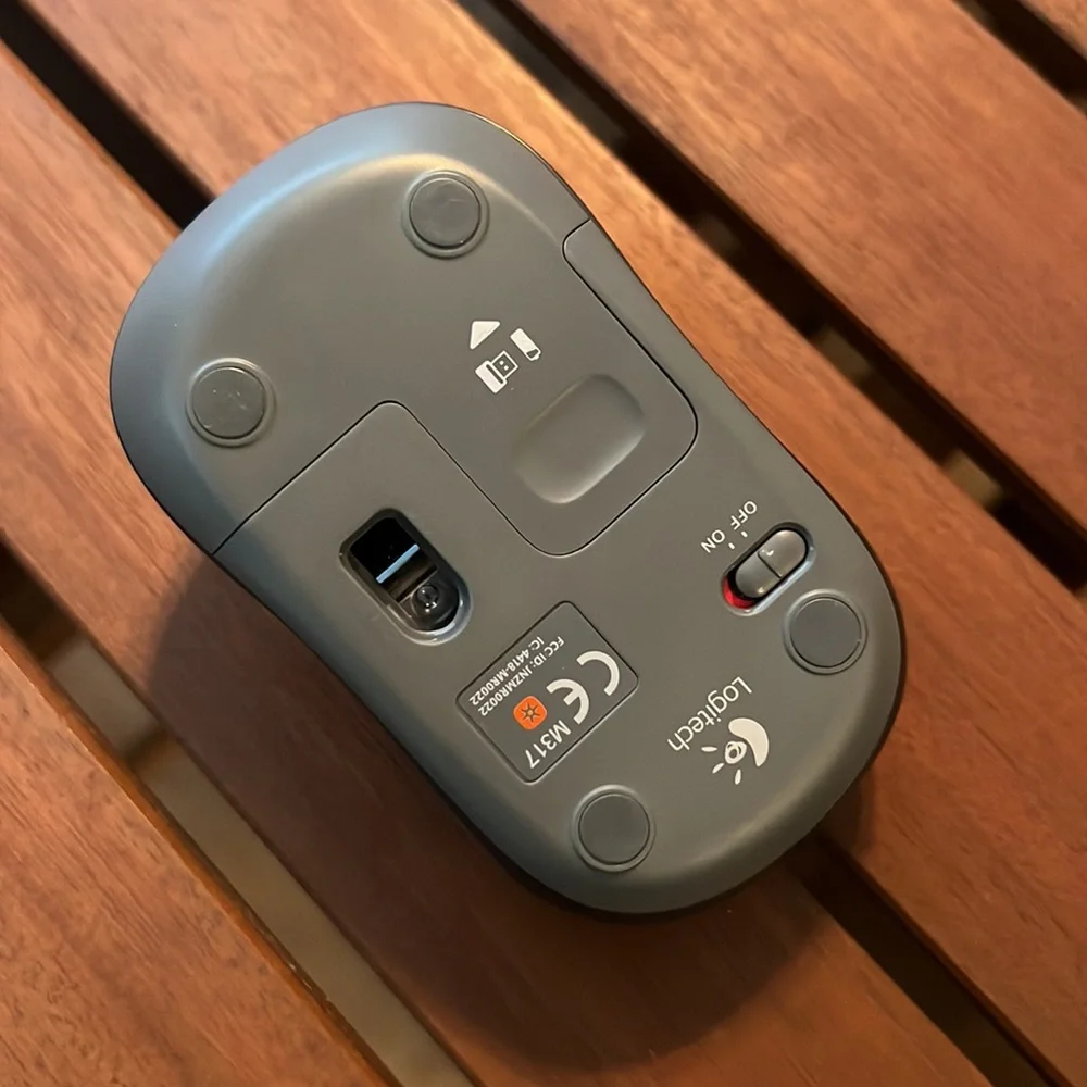 Logitech M325 Mouse, Blue Topography